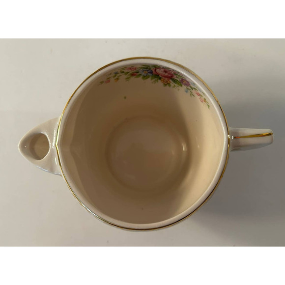 VGVC Taylor Smith Taylor 22K Gold Filigree Floral Bouquet Creamer - Picture 4 of 7